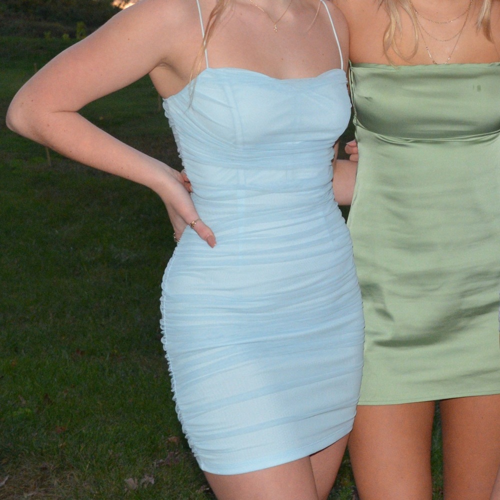 PRINCESS POLLY BLUE BODYCON